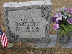 Lat H Bartlett 