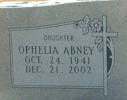 Ophelia <I>McCain</I> Abney 