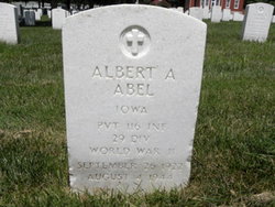 PVT Albert Allen Abel 