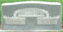 Rebecca Lavinia <I>Gilbert</I> Bacon 