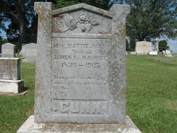 Martha J. “Mattie” <I>Rose</I> Gunn 