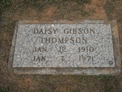 Daisy <I>Gibson</I> Thompson 
