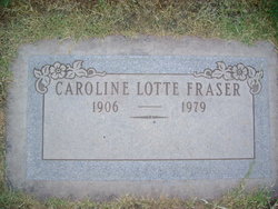 Caroline Lotte Fraser 