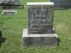 Bessie C. <I>Daugherty</I> Mann 
