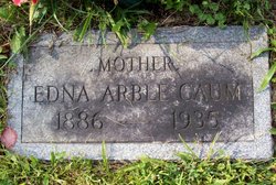 Edna Martha <I>Arble</I> Caum 