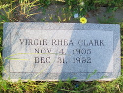 Virgie <I>Rhea</I> Clark 