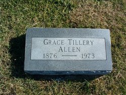 Grace <I>Tillery</I> Allen 