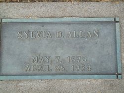 Sylvia M <I>Douglass</I> Allan 
