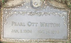 Pearl O Weston 
