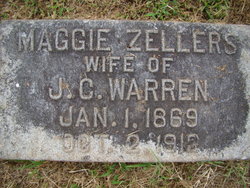 Margaret Lucy “Maggie” <I>Zellers</I> Warren 