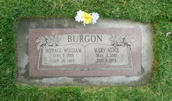 Mary Alice <I>Graham</I> Burgon 