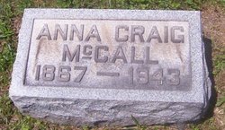 Anna Cecelia <I>Craig</I> McCall 