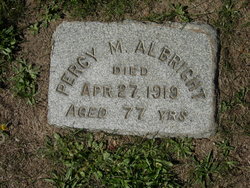 Percy M <I>Lane</I> Albright 