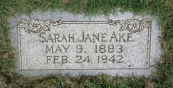 Sarah Jane <I>Chastain</I> Ake 