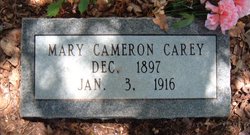 Mary <I>Cameron</I> Carey 