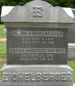 Sarah <I>Ambrose</I> Eichelberger 