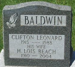 H Lois <I>Beach</I> Baldwin 