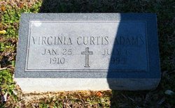 Virginia <I>Curtis</I> Adams 