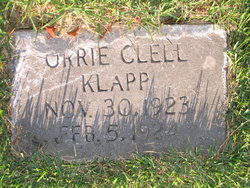 Orrie Clell Klapp 