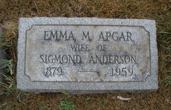 Emma M <I>Apgar</I> Anderson 
