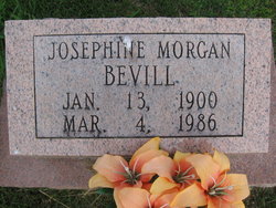 Josephine <I>Morgan</I> Bevill 