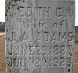 Edith Catherine <I>Dunn</I> Adams 