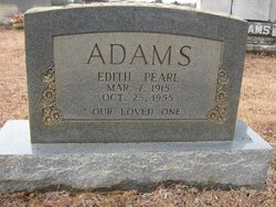 Edith Pearl Adams 