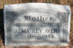 Mrs Alma <I>Key</I> Avera 