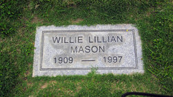 Willie Lillian <I>Montgomery</I> Mason 
