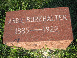 Abbie <I>Knappenberger</I> Burkhalter 