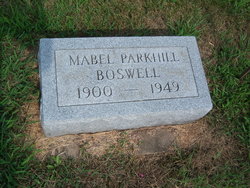 Mabel <I>Parkhill</I> Boswell 