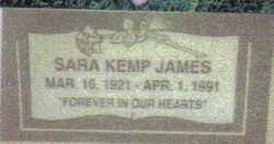 Sara Belle <I>Kemp</I> James 