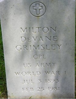Milton Devane Grimsley 