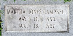 Martha Jones “Jo” <I>Hood</I> Campbell 