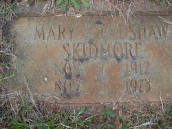 Mary Lavina <I>Bradshaw</I> Skidmore 