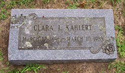 Clara Louise <I>Schiffmann</I> Kahlert 