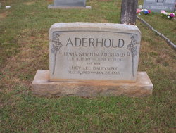 Lucy Lee <I>Dalrymple</I> Aderhold 