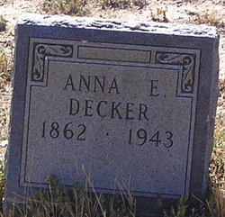 Anna E Decker 