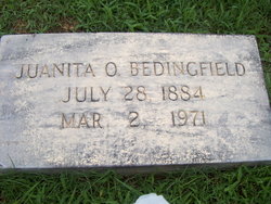 Juanita <I>Oliver</I> Bedingfield 