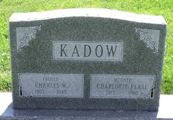 Charlotte Maude <I>Pease</I> Kadow 