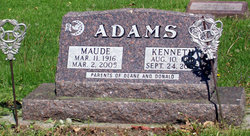 Maude Clara <I>Van Voorhis</I> Adams 