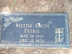 Mettie <I>Smith</I> Petrie 