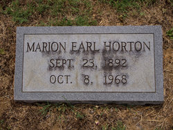 Marion Earl Horton 