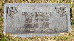 Eric Giddeon Backman 