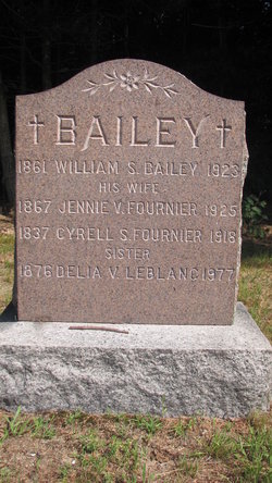 Jennie V <I>Fournier</I> Bailey 
