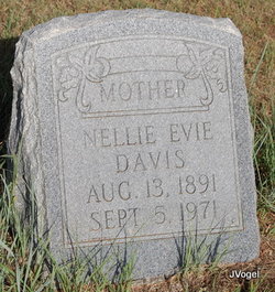 Nellie Evie <I>Witt</I> Davis 