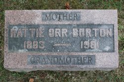 Hattie <I>Orr</I> Burton 