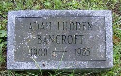 Adah <I>Ludden</I> Bancroft 