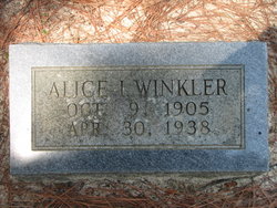 Alice Ione <I>Day</I> Winkler 