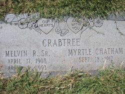 Myrtle Lee <I>Chatham</I> Crabtree 